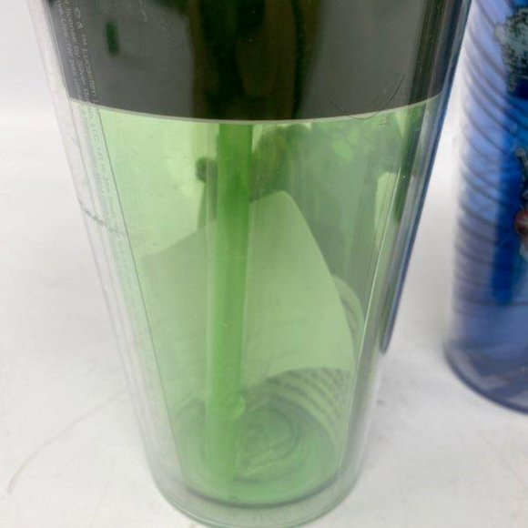 Lot of Assorted Starbucks Green & Black May The Force With Tumbler w/ Straw - Picture 6 of 6